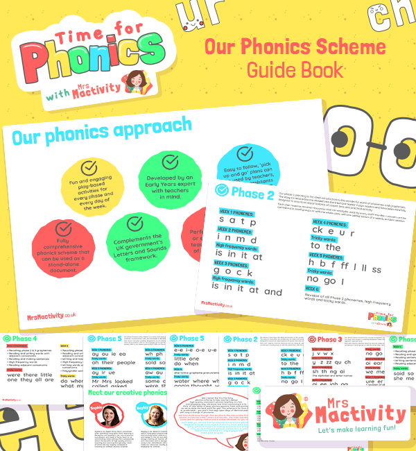 phonics scheme lesson plans activities resources