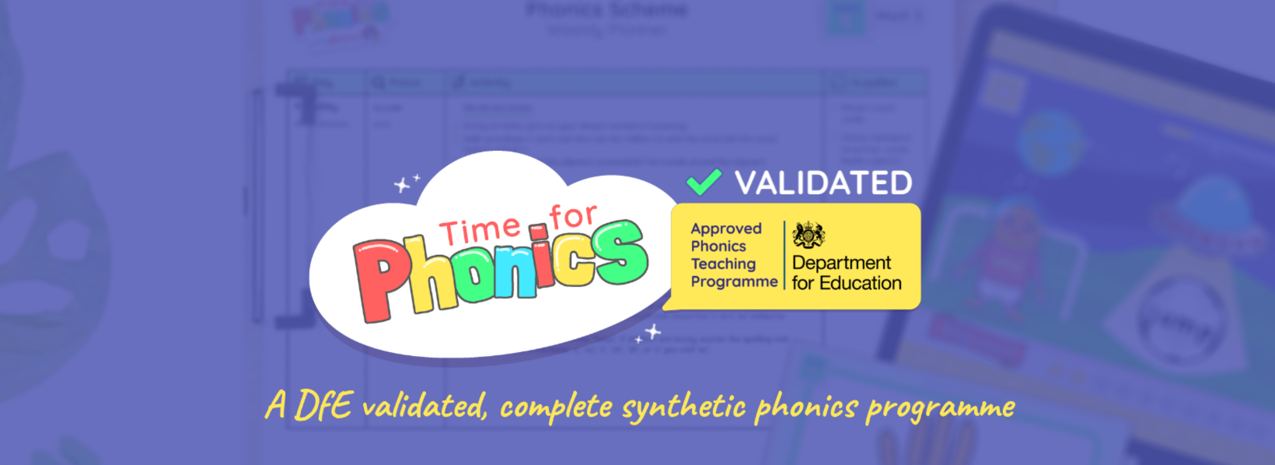 validated DfE phonics programme